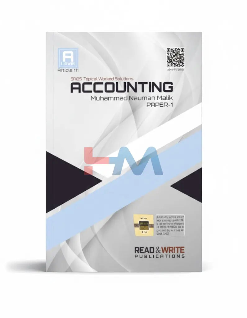111 Accounting A Level MCQ's Paper-1 Topical Worked Solutions