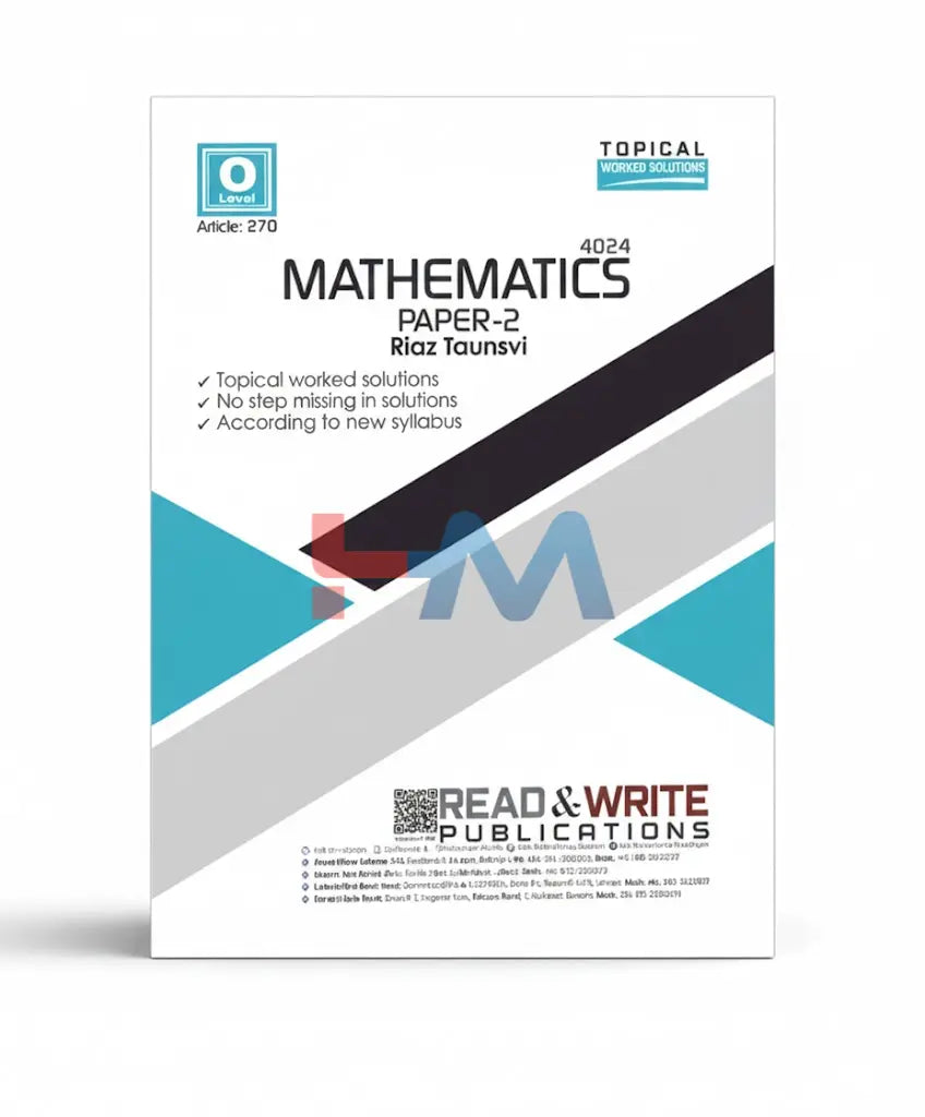 270 Mathematics O Level Paper-2 Topical Worked Solution
