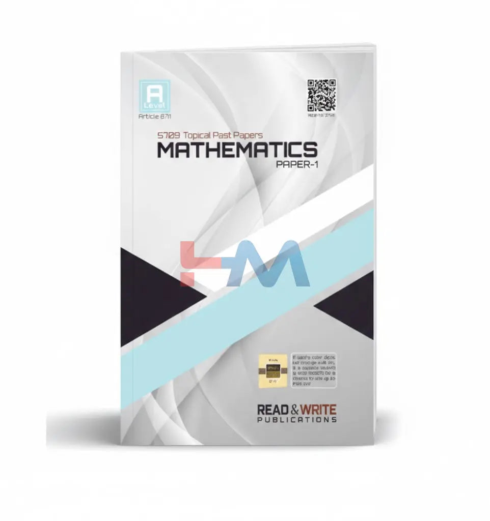 271 Mathematics A-Level Paper-1 Topical Past Paper