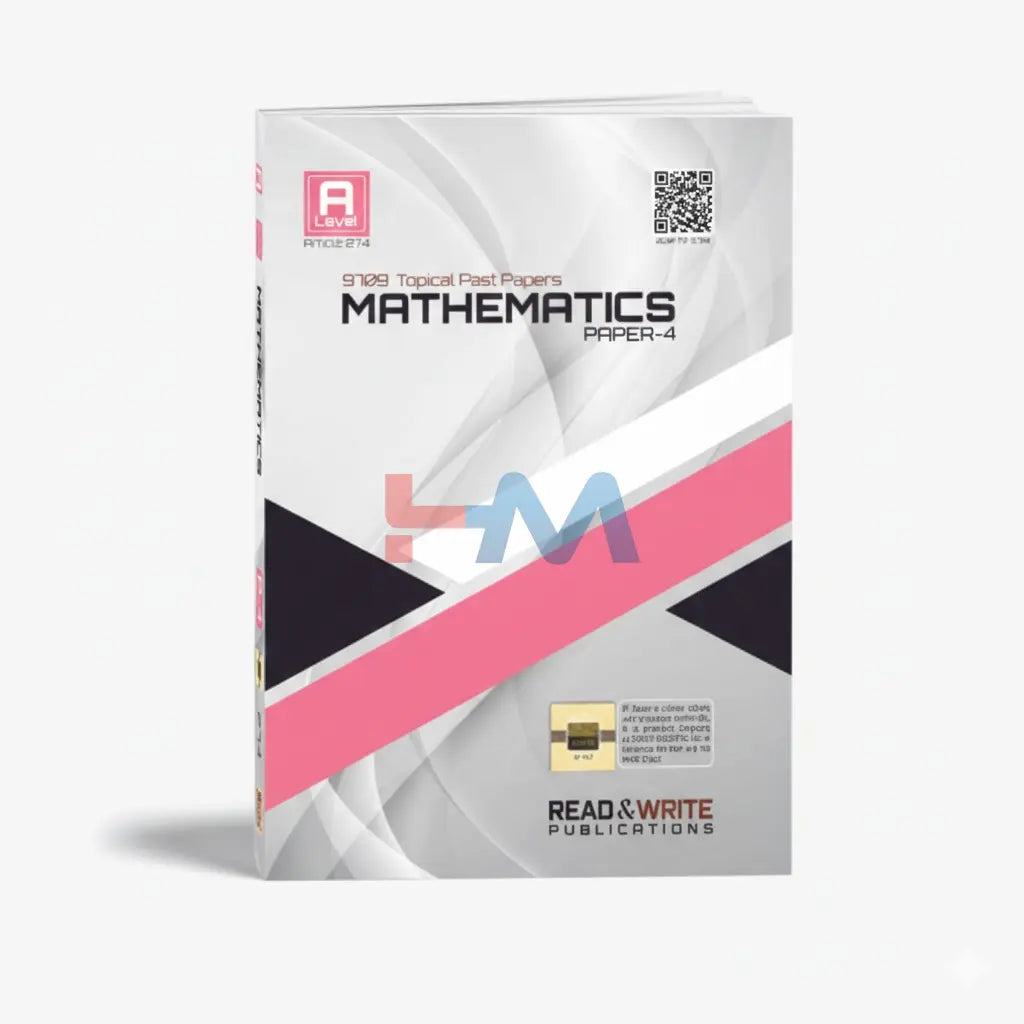 274 Mathematics A-Level Paper-4 (M1) Topical Past Papers