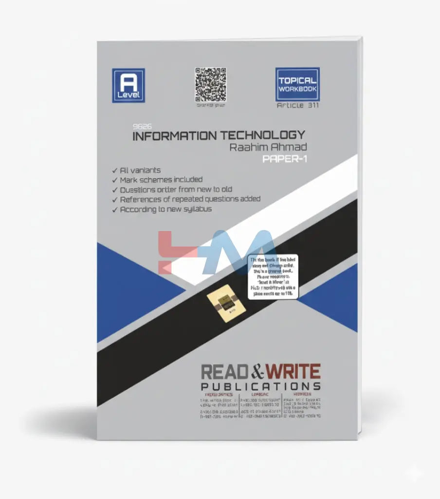 311 Information Technology A Level Paper-1 Topical Workbook