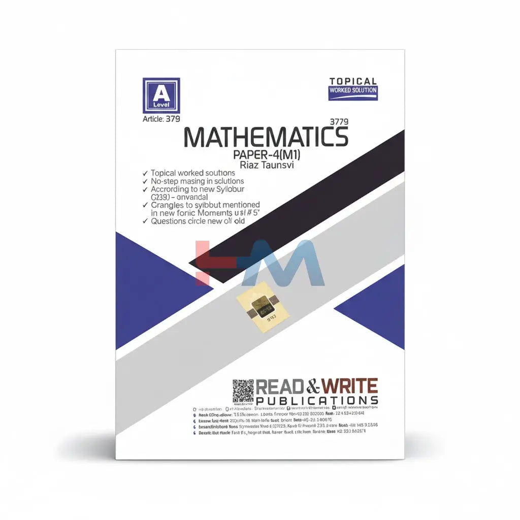 379 Mathematics A-Level Paper-4 (M1) Topical Worked Solutions