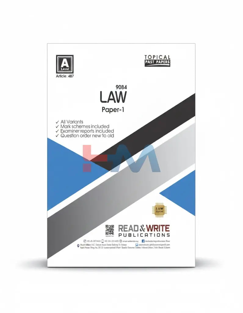 487 Law Paper-1 Topical Past Papers