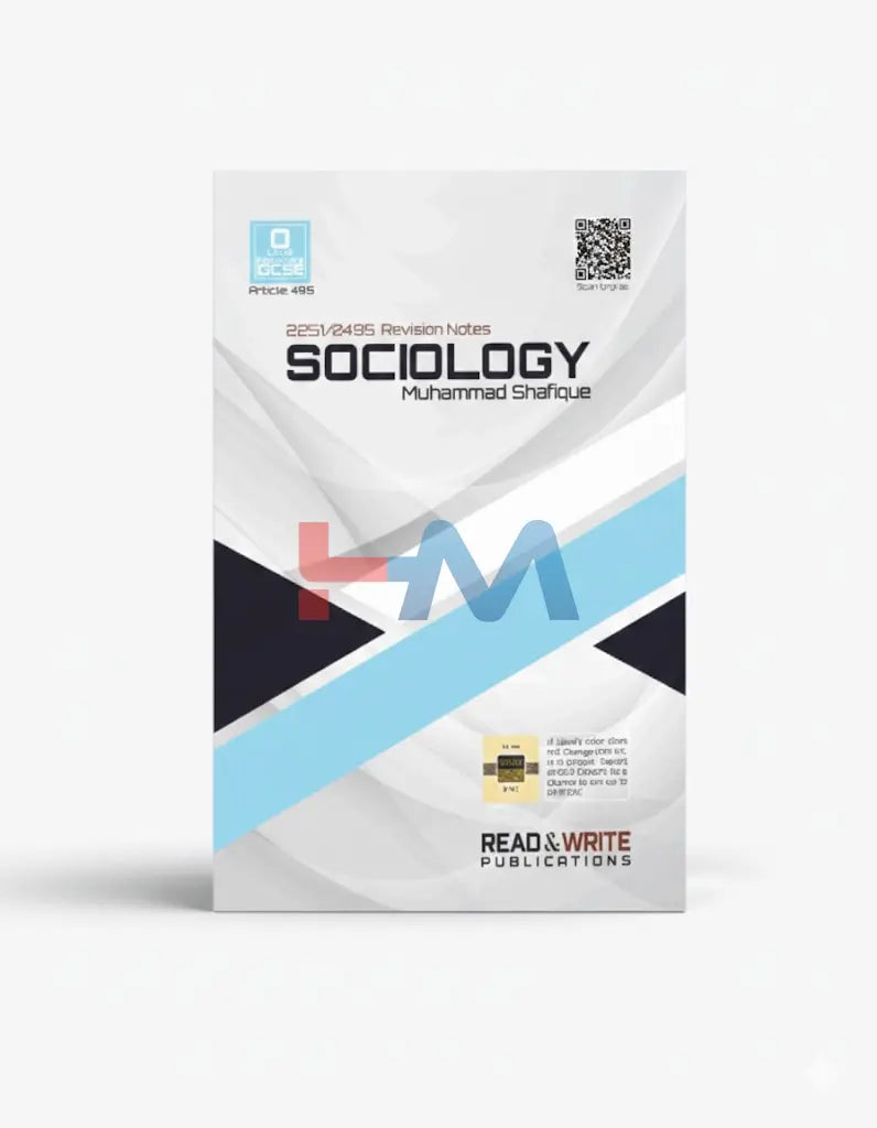 495 Sociology O-Level/IGCSE Revision Notes Series