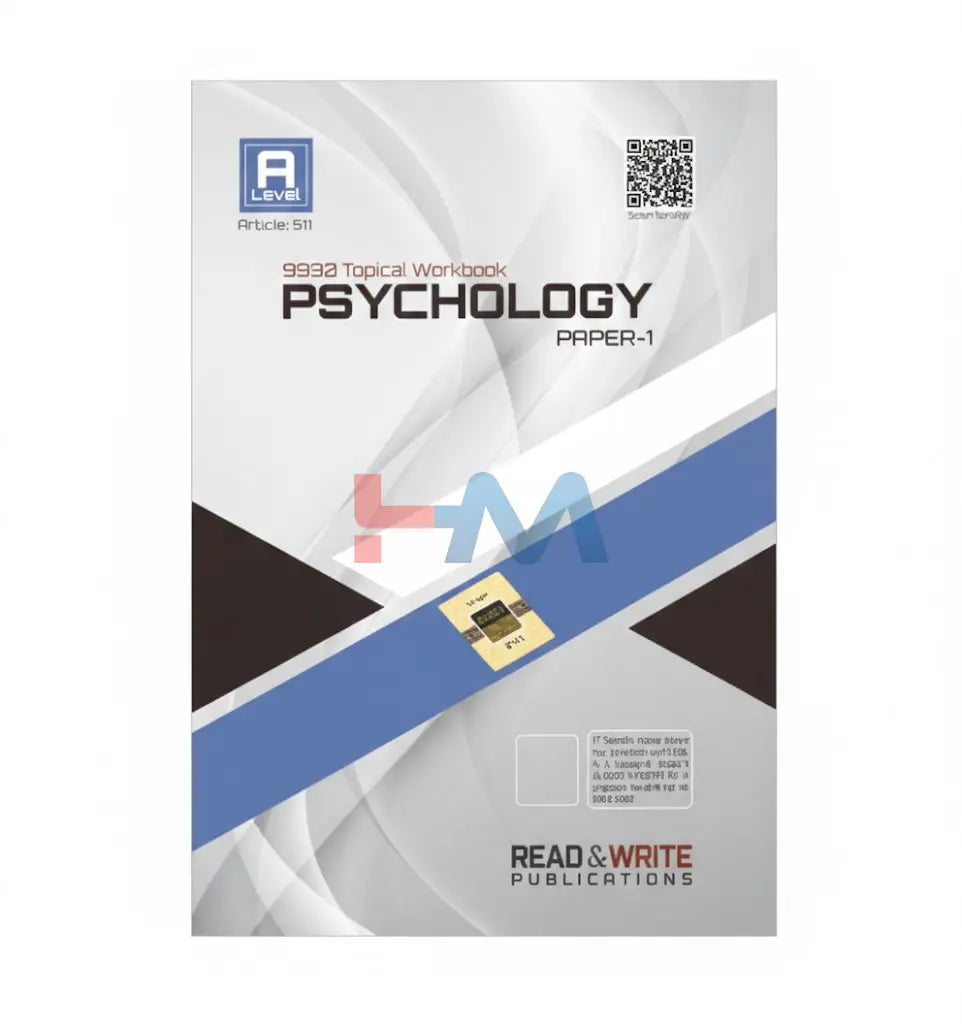 511 Psychology Paper-1 A Level Topical Workbook