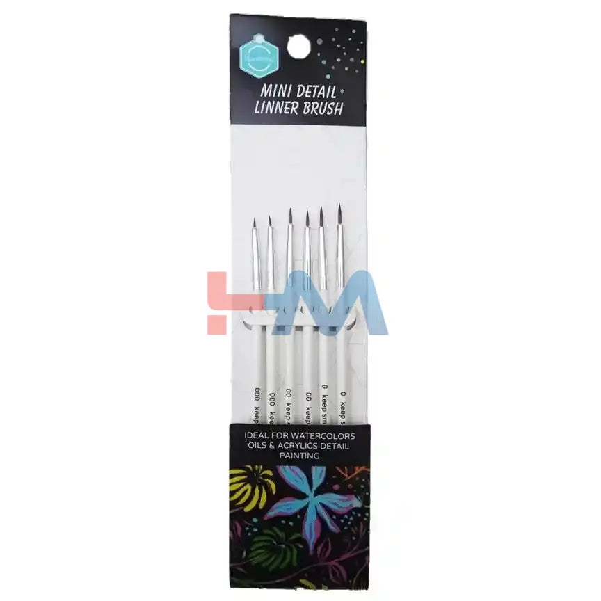 Keep Smiling Mini Detail Liner (0.00.000) Set -6Pc