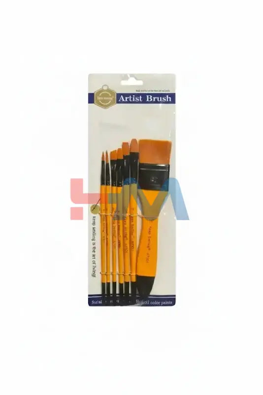 Keep Smiling Artist Brushes Set -7Pc