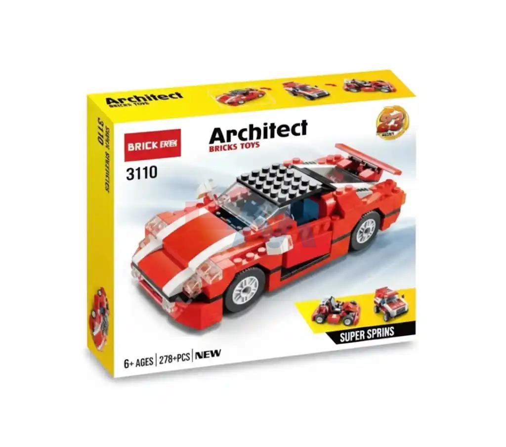 Architect Bricks Toys Building Blocks 3110 Set 278+PCS