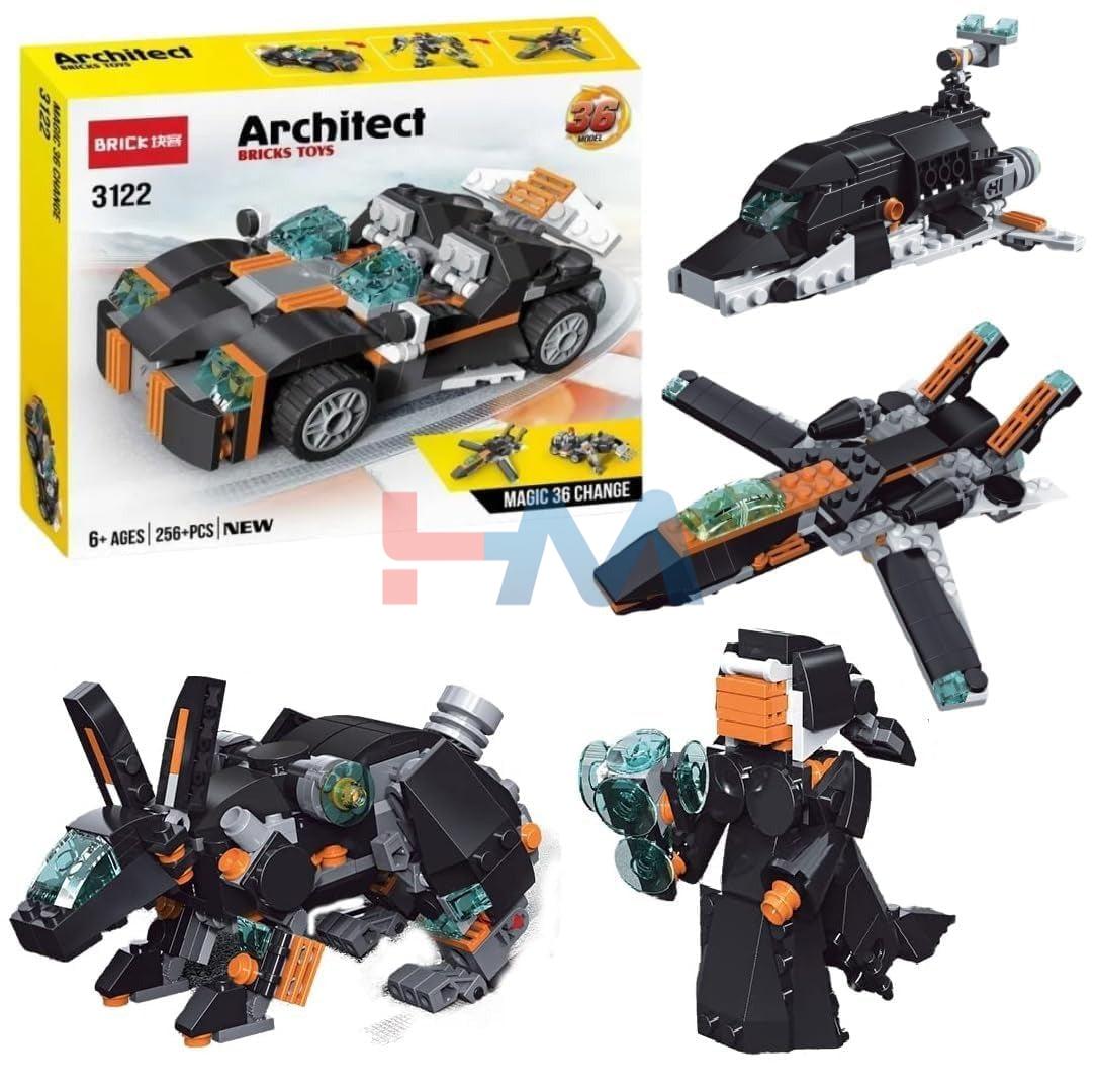 Architect Bricks Toys Building Blocks 3122 Set 256+PCS