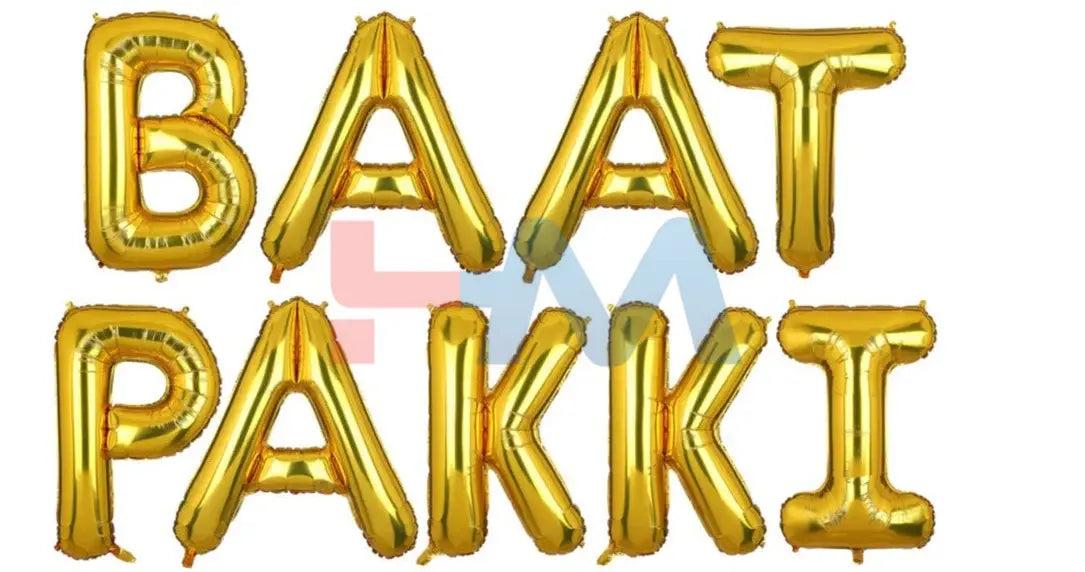 Bat Pakki Foil Balloons