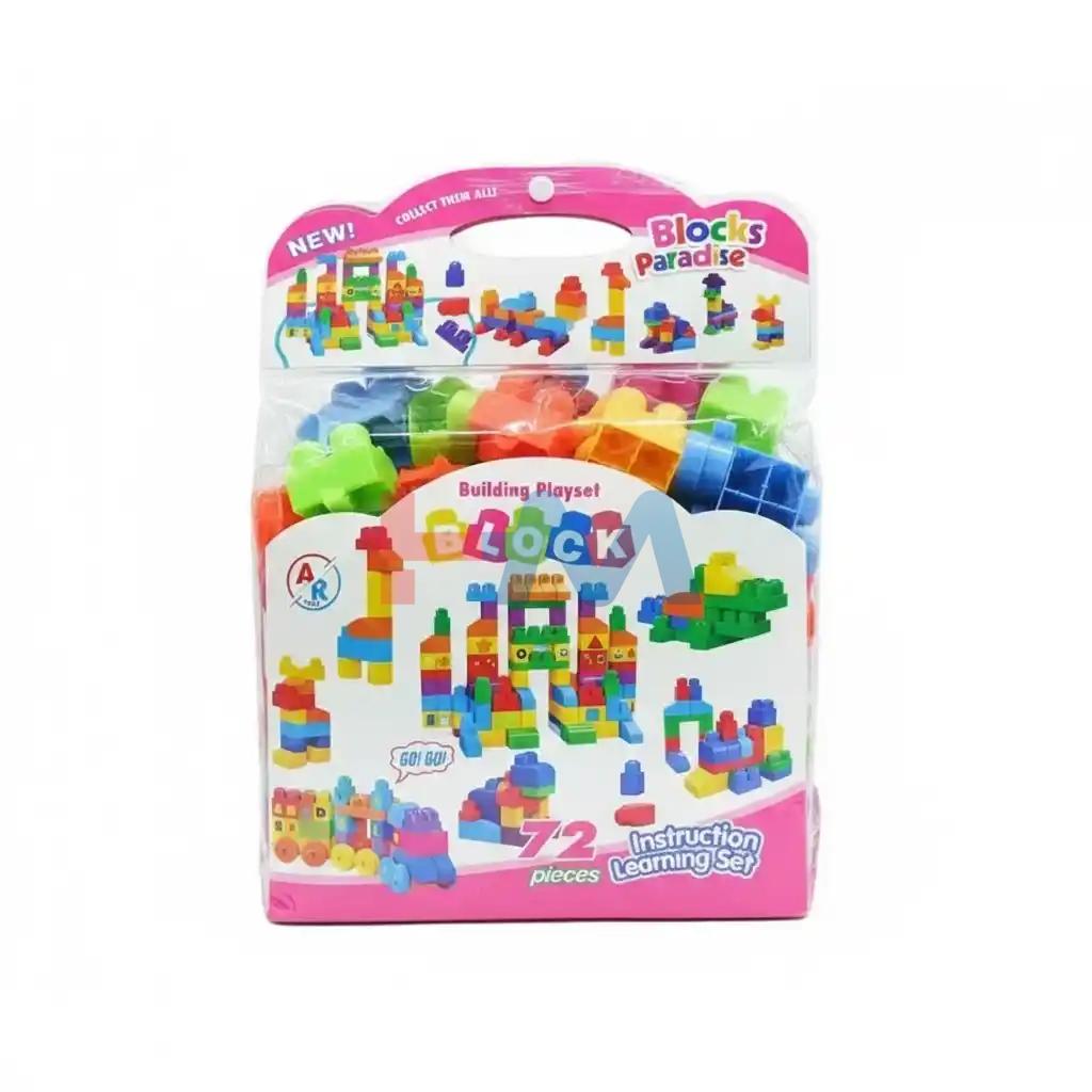 MindGrow 72Pc Building Blocks Educational Set