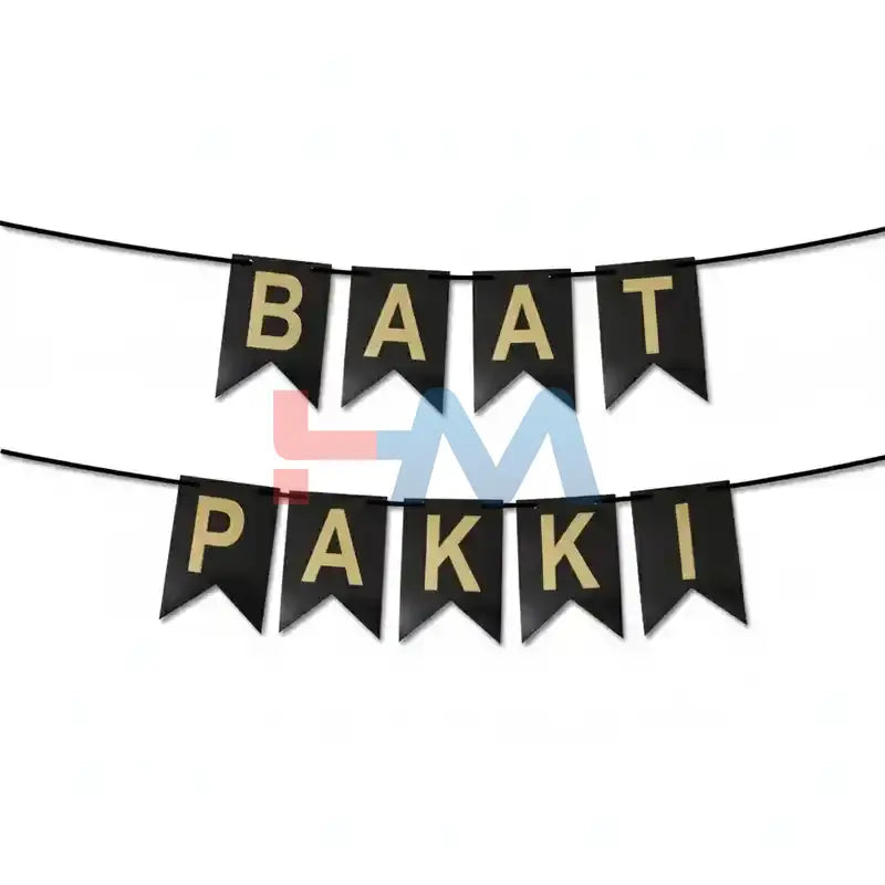 Baat Pakki Card Bunting Banner