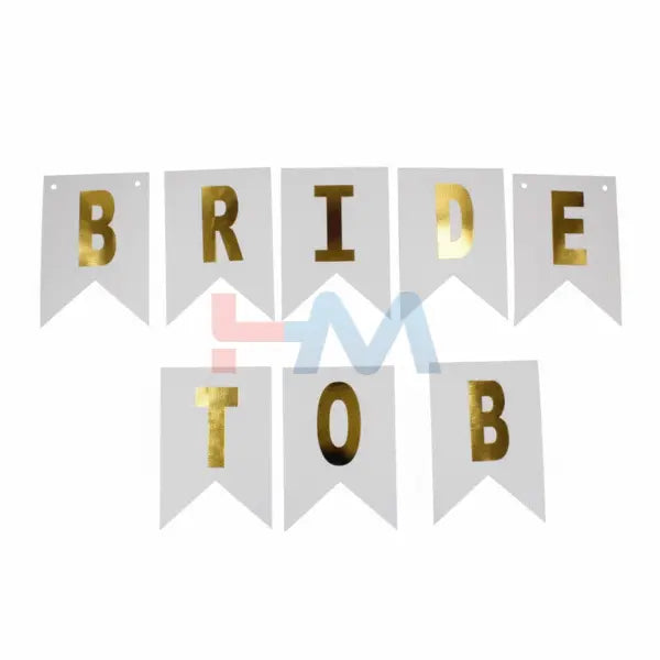 Bride To Be Card Bunting Banner