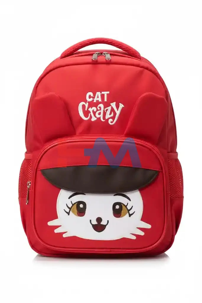 CAT Crazy Kid Red BackPack (16 Inch)