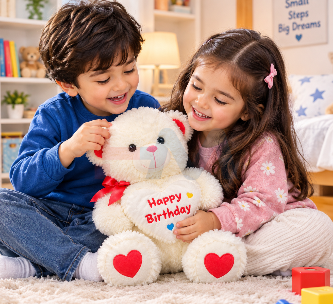 Cute Happy Birthday Teddy Bear – Soft Plush Toy