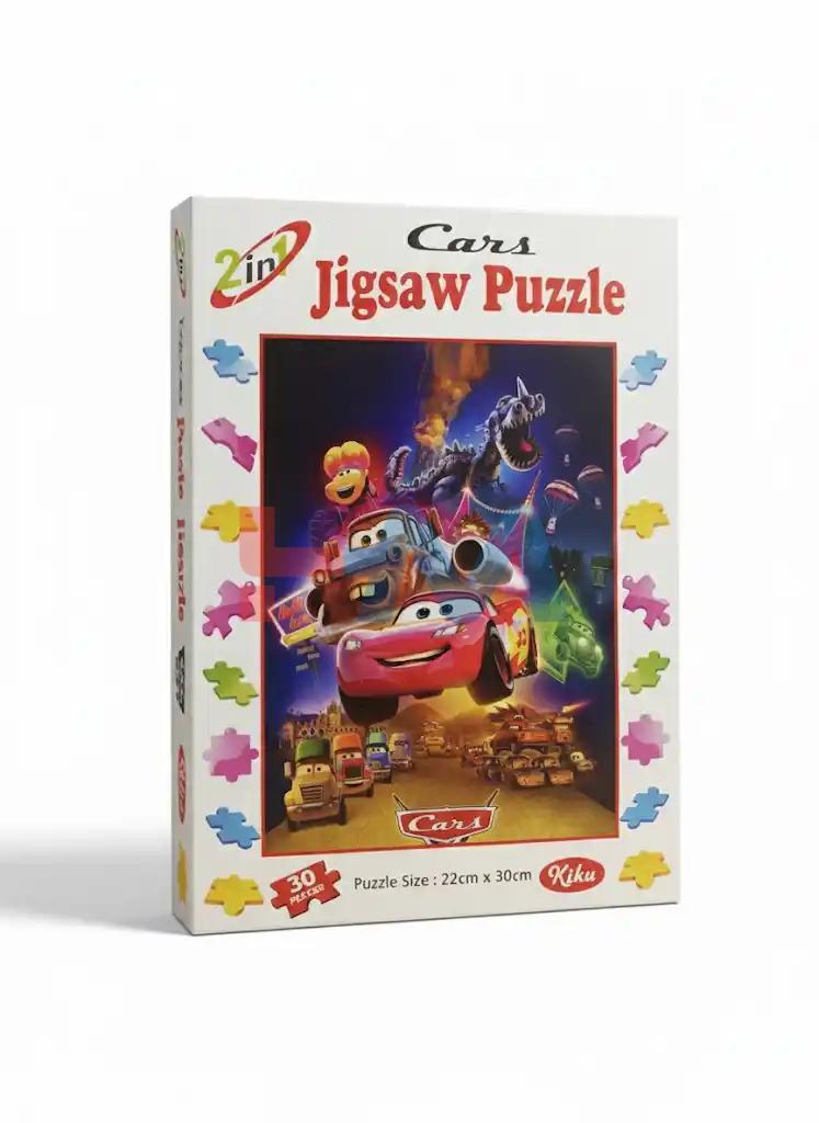 Cars Adventure Learning Jigsaw Puzzle Set for Kids