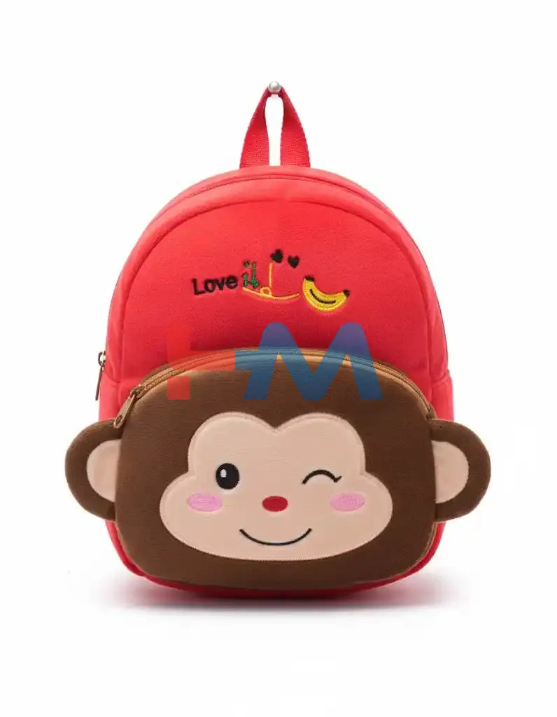 Cute Monkey Character Small BackPack