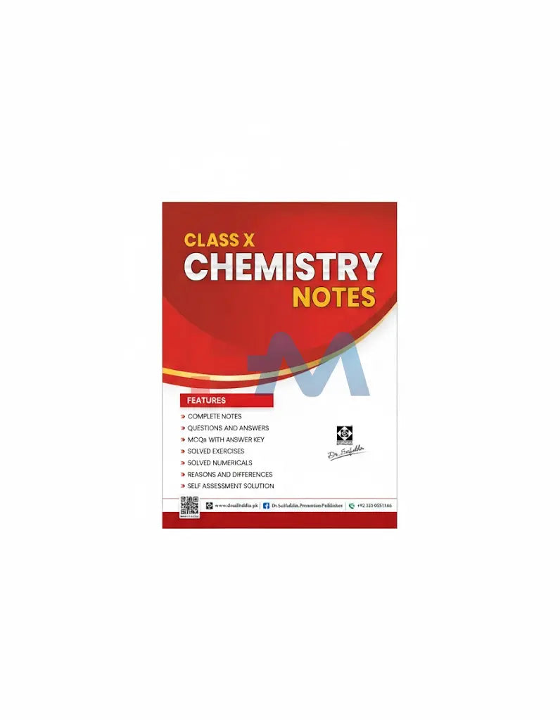 Chemistry Notes For Class X (Dr Saifuddin)