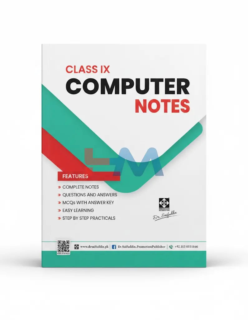 Computer Notes For Class IX (Dr Saifuddin)