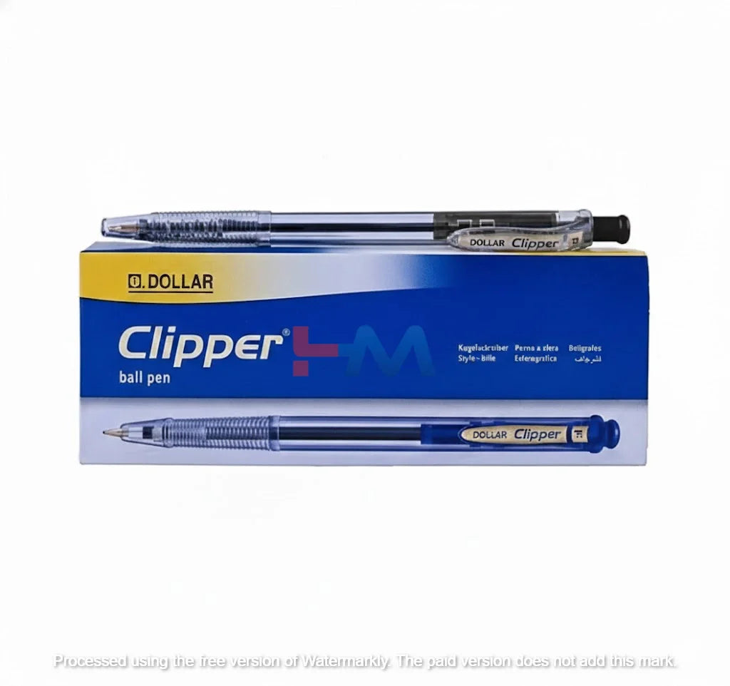 Dollar Clipper Ball Pen -10Pcs