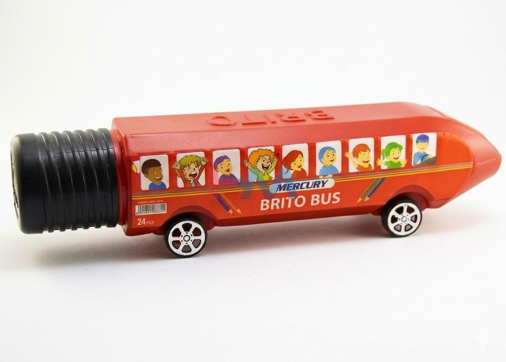 Brito Bus Tin Color Pencil Pack Of 24 Full Size