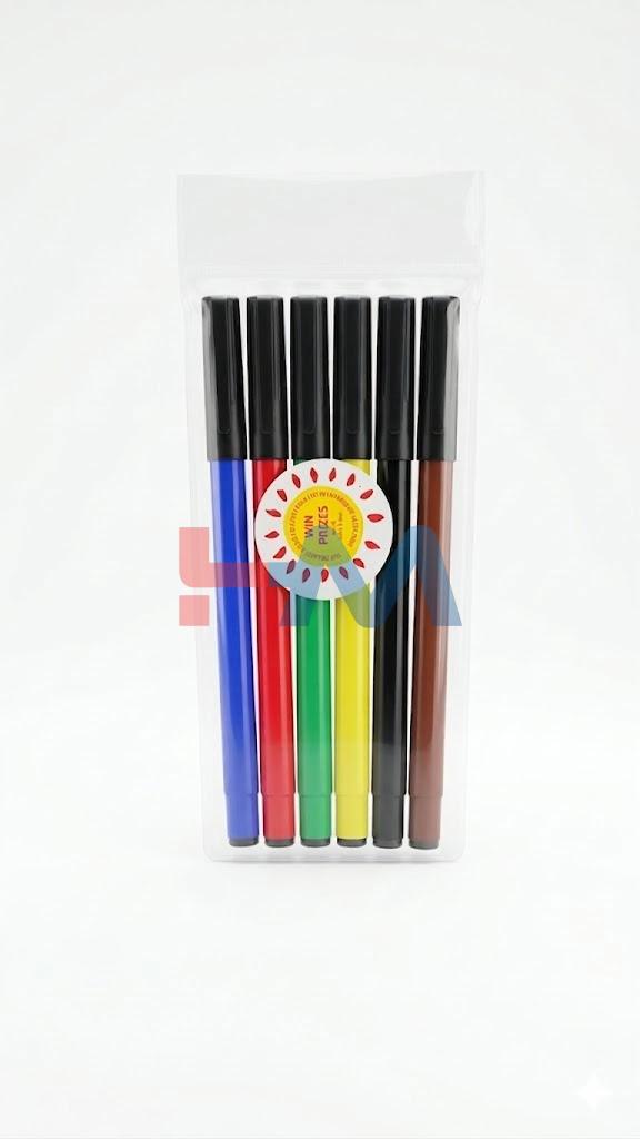 Tempo Multi Color Marker Pack Of 6