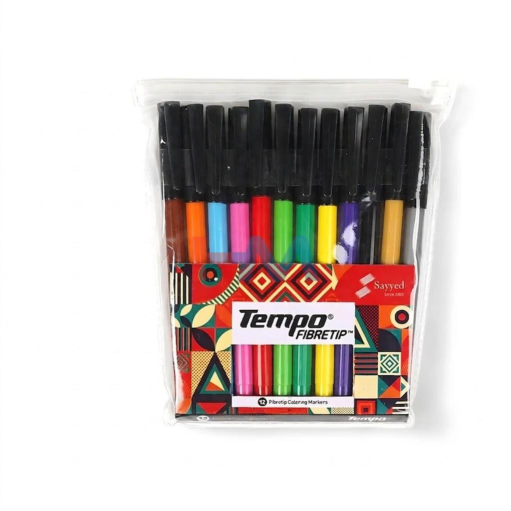 Tempo Multi Color Marker Pack Of 12