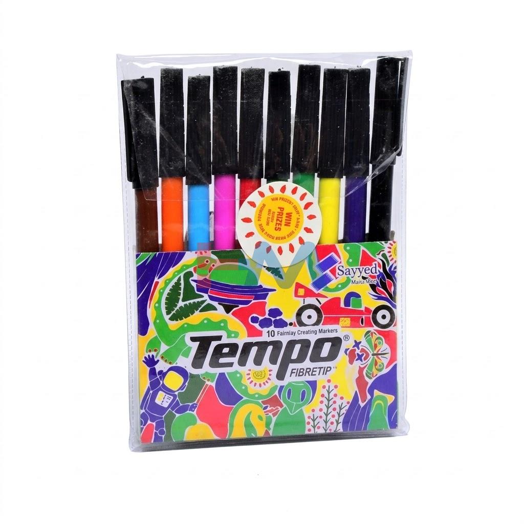 Tempo Multi Color Marker Pack Of 10