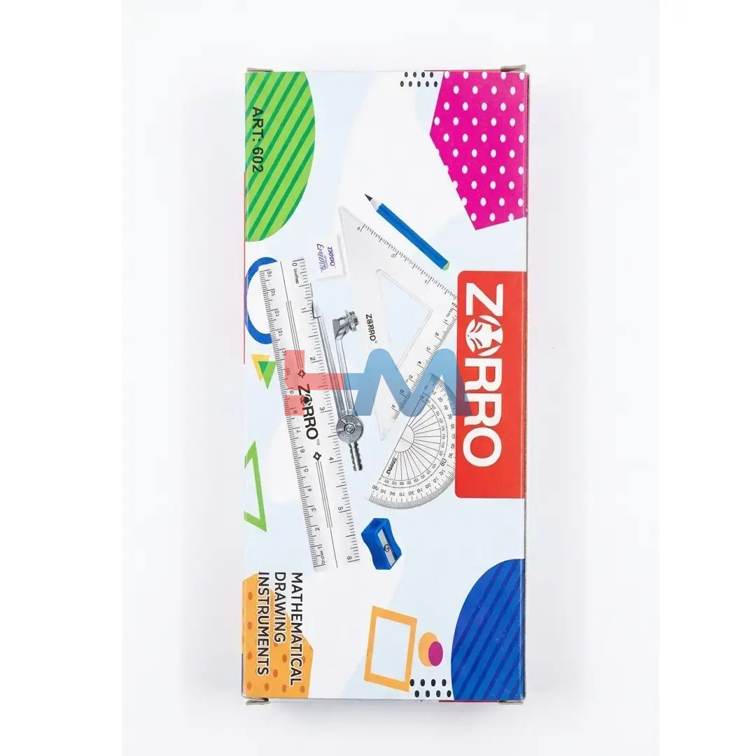 Zorro Mathematics Geometry Box 7 Pcs