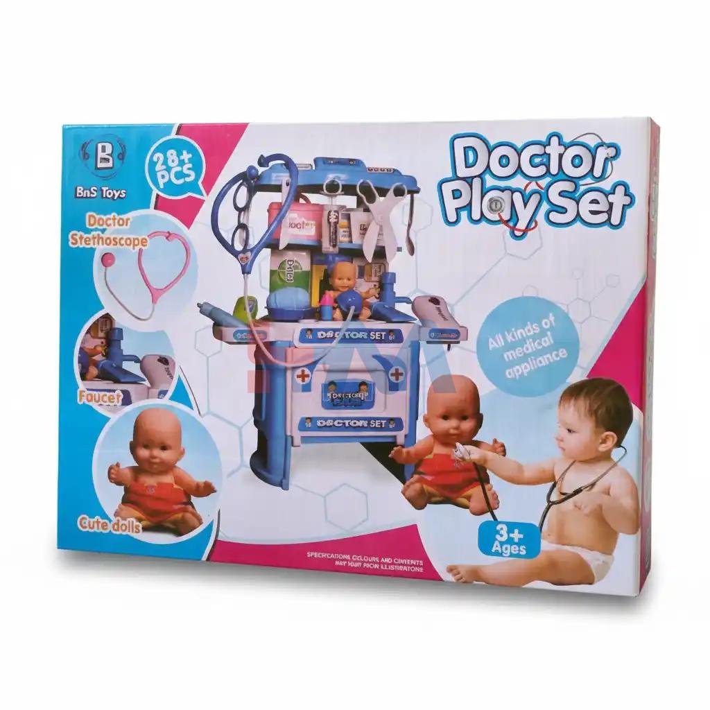 Interactive Kids Doctor Clinic Role Play Center - 28Pc