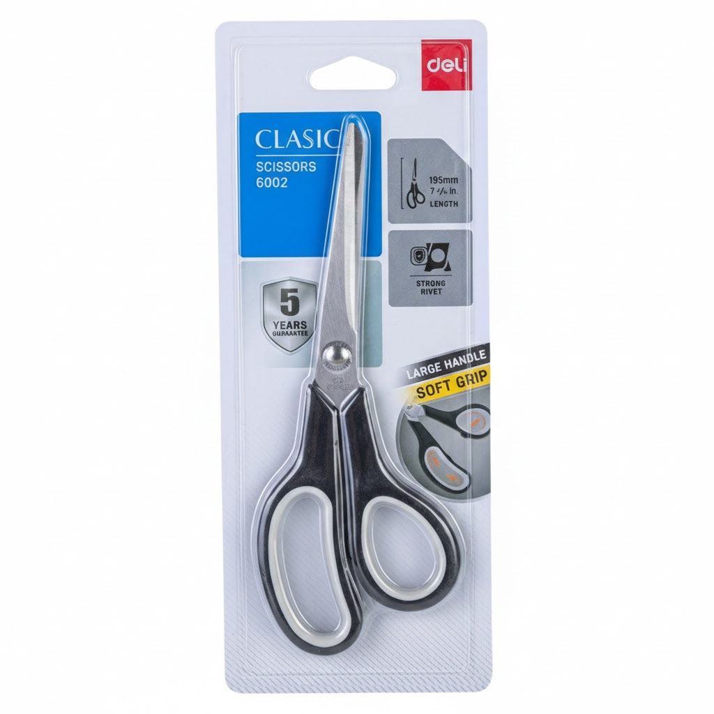 Deli Classic Scissor E6002 Stainless Steal