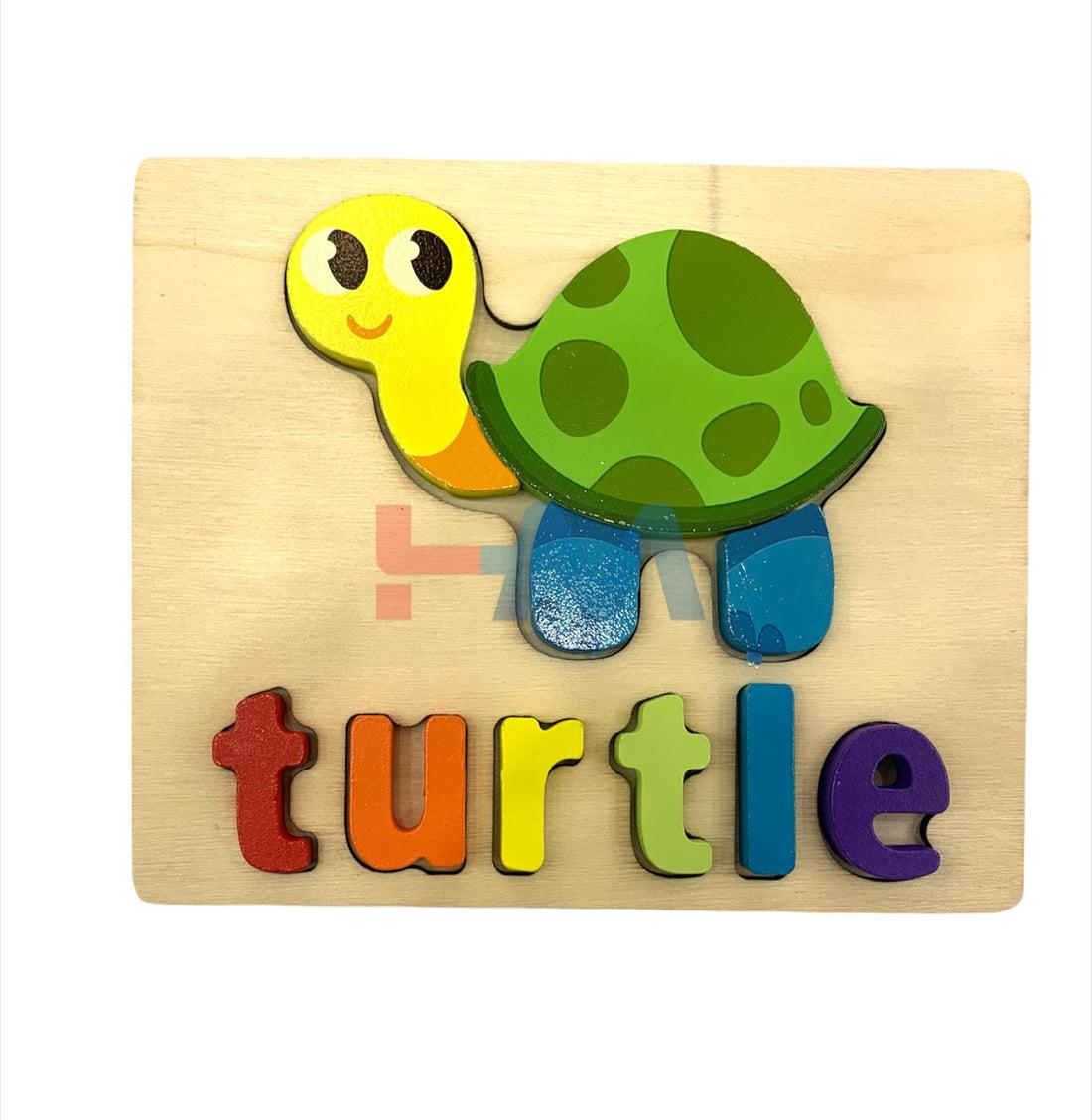 Educational Turtle Wooden Puzzel For Kid