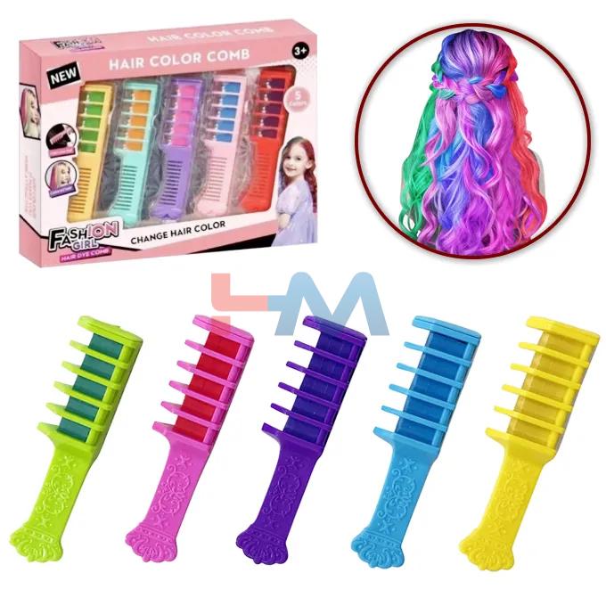 Fashion Girl Hair Dye Comb For Girls