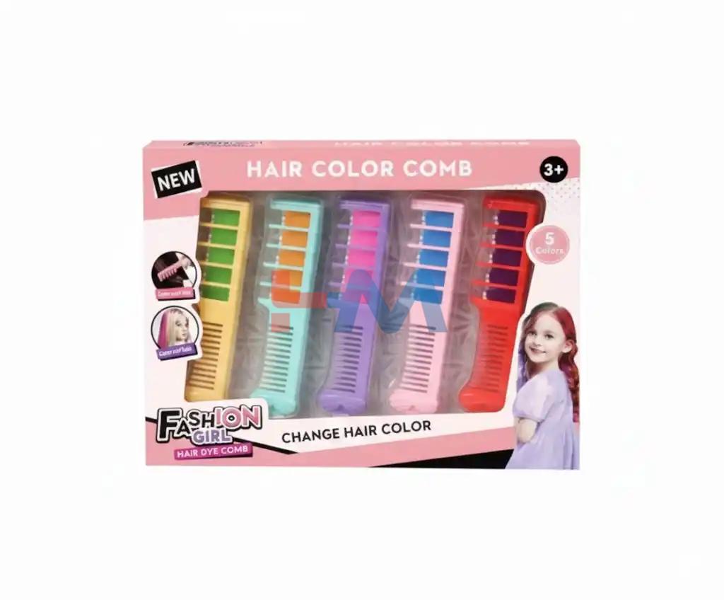 Fashion Girl Hair Dye Comb For Girls