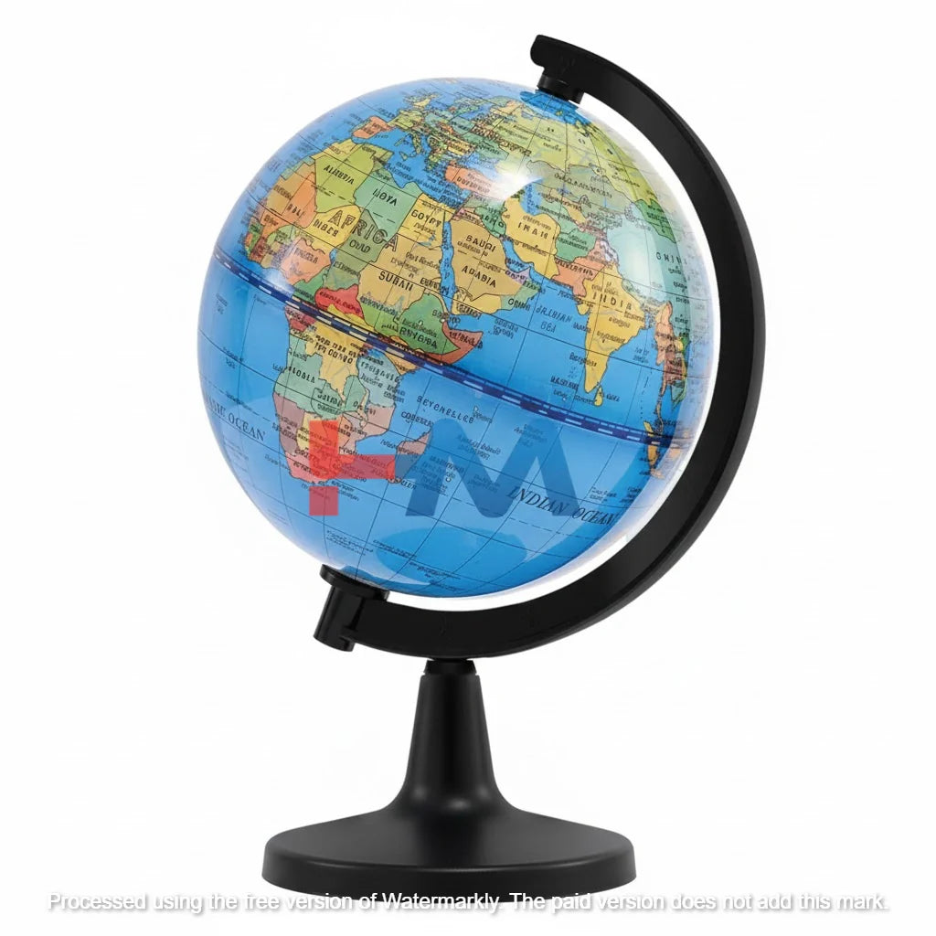 Globe Earth Rotating World Map |14.2 CM