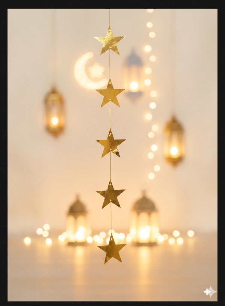 Star 5 Pc Hanging Decoration