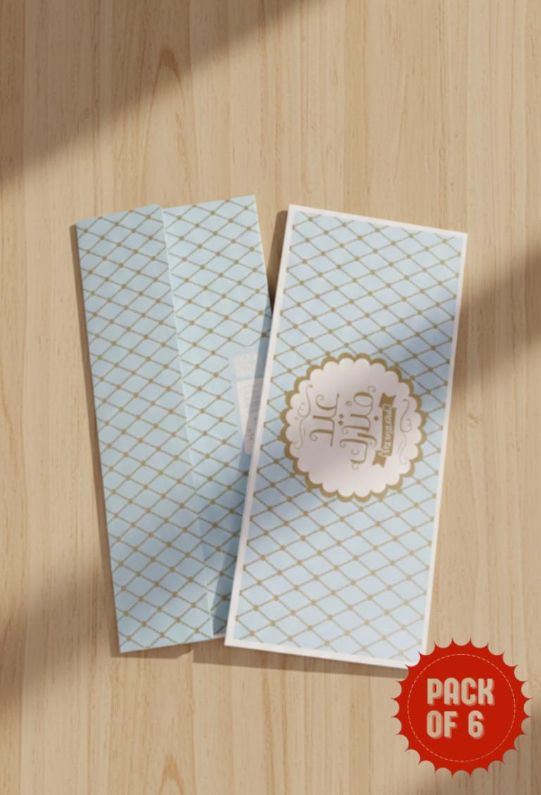 Premium Eid Mubarak Money Envelope 6 PC