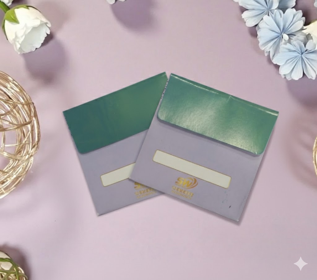 Classic Eid Mubarak Mini Card Envelopes 10 Pcs