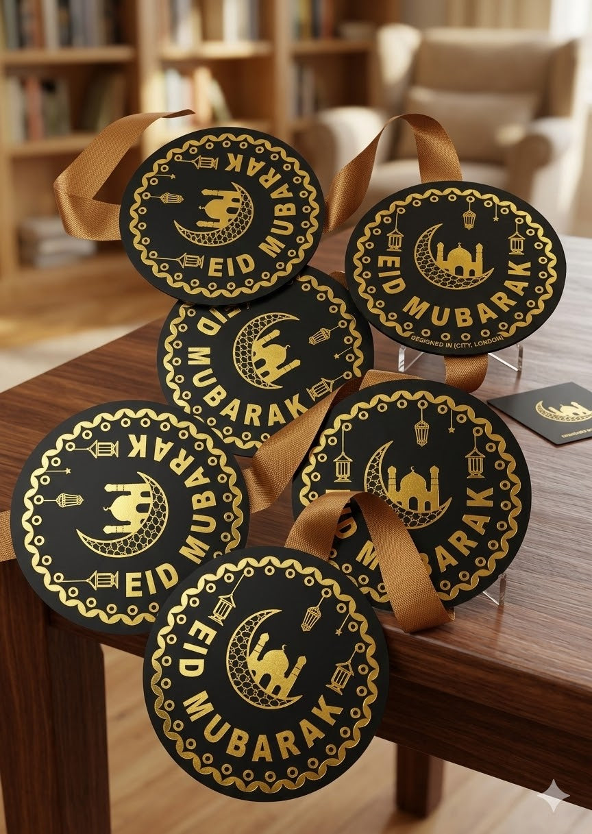 7 Pc Eid Mubarak Hanging Decoration Set