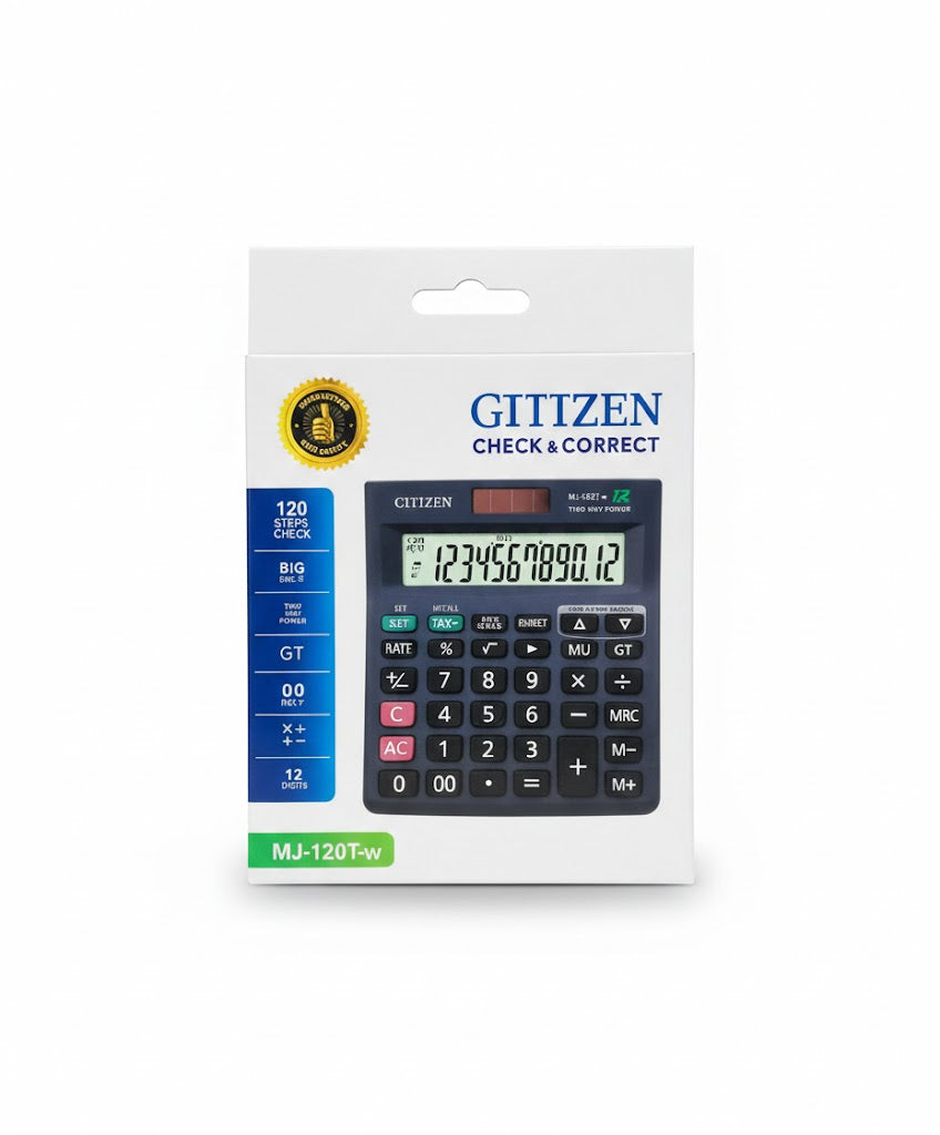Citizen Superior Electronic Calculator MJ-120T-w