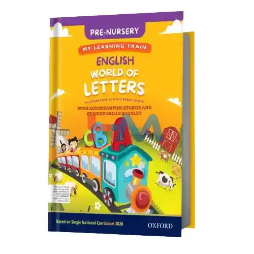 Oxford My Learning Train English Word Of Letter Pre Nursery Book