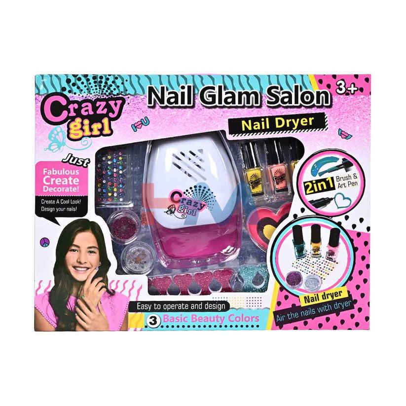 Nail Glam Salon Nail Dryer 2in1 Paint & Sticker