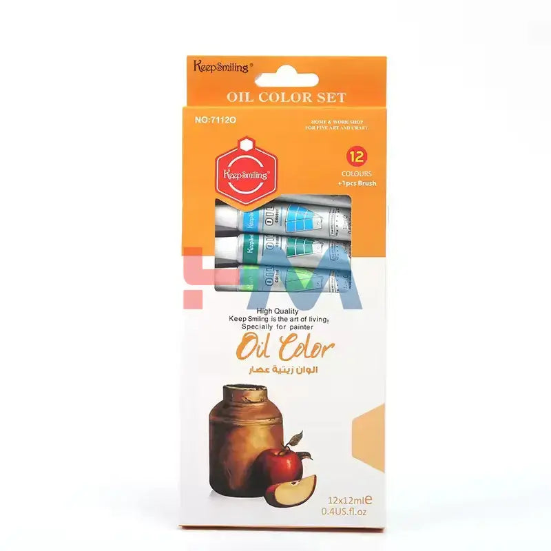 Oil Color 12 Color 12 ml