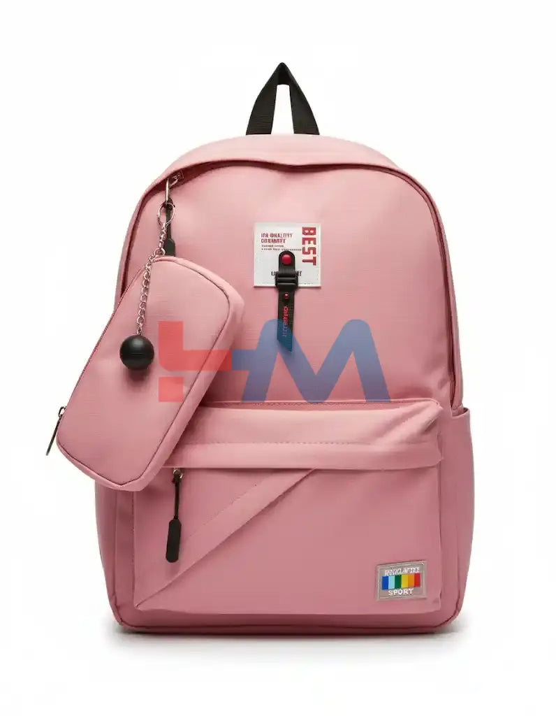 Pink Flower Fancy BackPack (18 Inch)