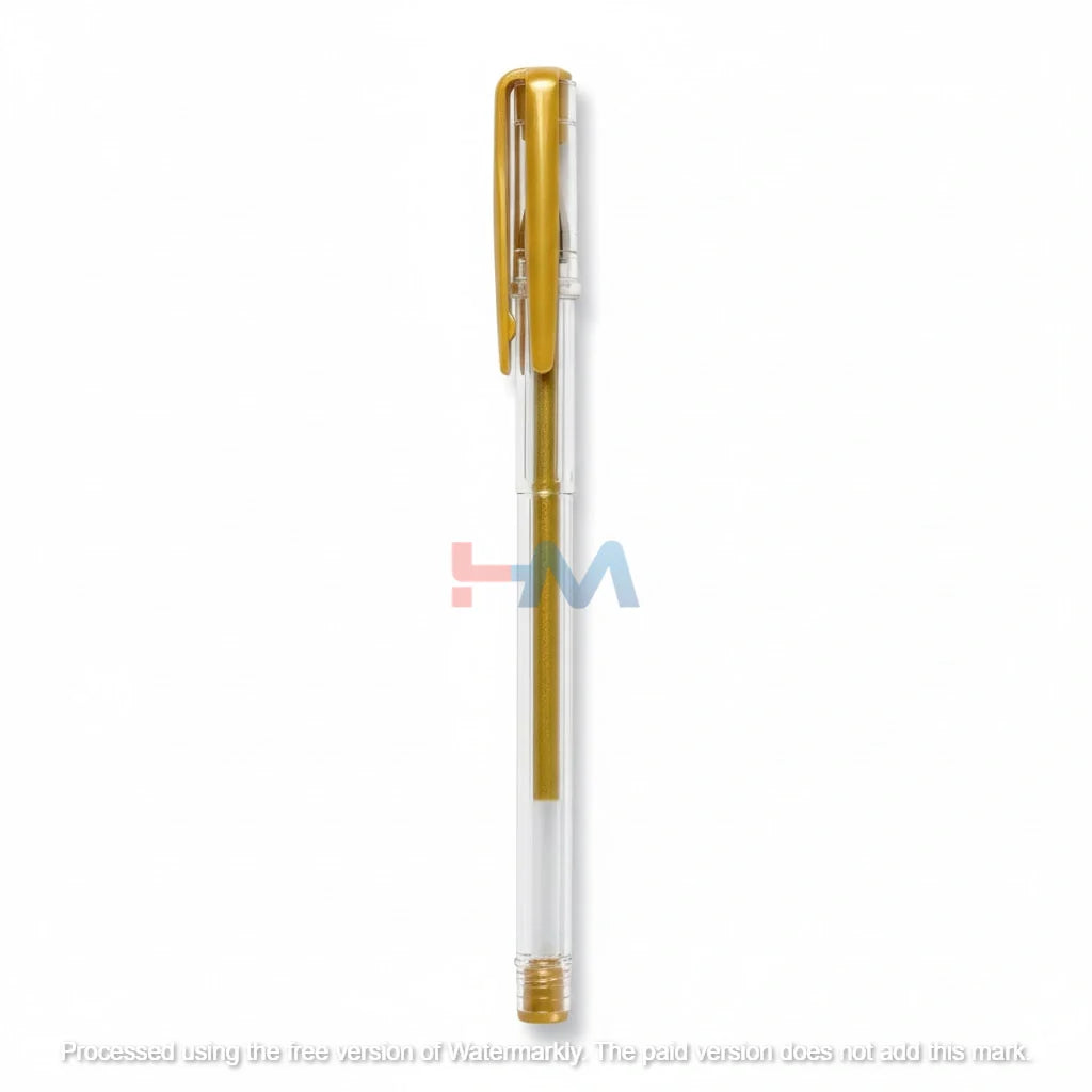 Piano Gel Pen Golden/Silver 1-PC