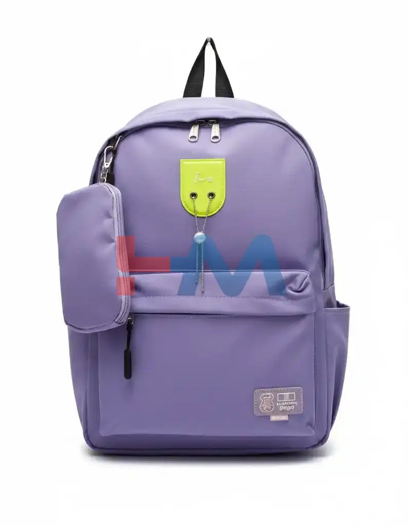 Purple Pulse Fancy BackPack (18 Inch)