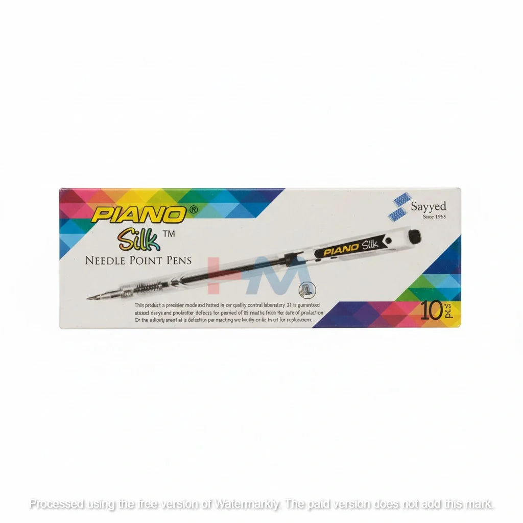 Piano Silk Ball Pen -10Pcs