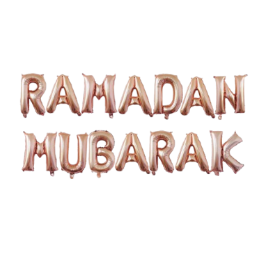 Ramadan Mubarak Foil Baloons