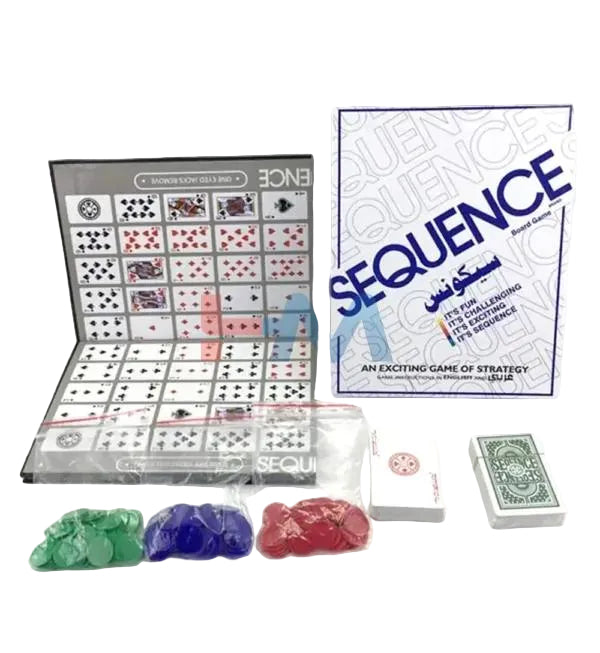 Classic SEQUENCE-Family Game of Strategy and Luck Small/Large
