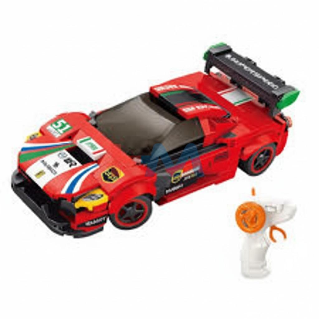 R/C Sports Car Building Block Set 230Pc